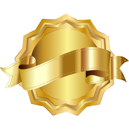 Gold emblem