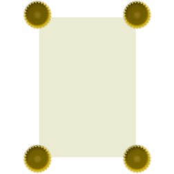 Gold frame