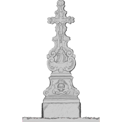 Gravestone silhouette