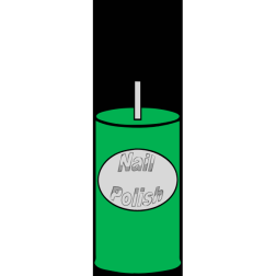 green nail polish