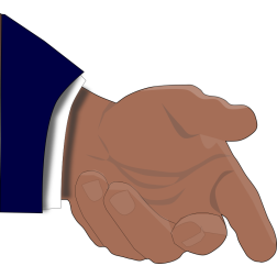 Giving hand