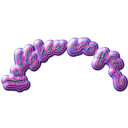 Hello How Are You Text With Filters And Effects