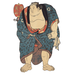 Ancient sumo wrestler