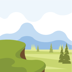 Valley and the hill