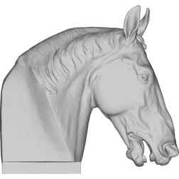 Horse Head 3D Clip Art