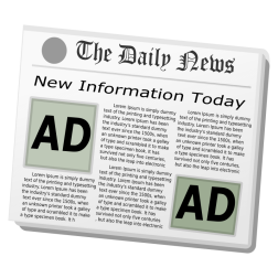 Advertisements in a Newspaper