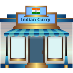 Indian curry restaurant
