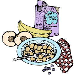 Colorful breakfast