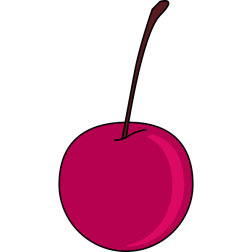 Cherry vector clip art