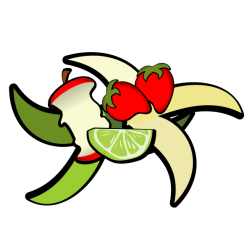 Organic fruit plate