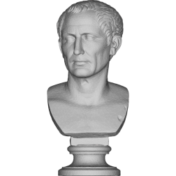 Julius Caesar Bust 3D Statue