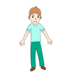A kid cartoon illustration