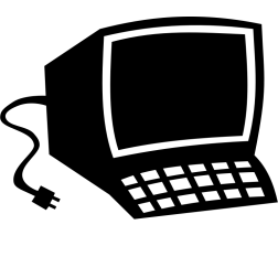 Computer monitor vector image-1634576398