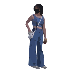 Lady in a mask