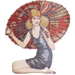 Lady with an Asian Umbrella