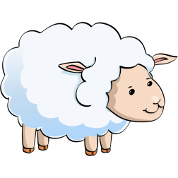 Sheep cartoon clip art