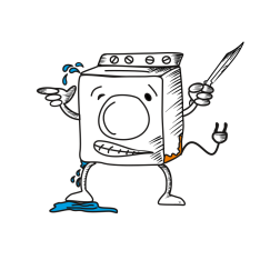 Washing machine character