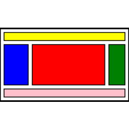Web page layout icon