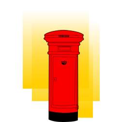 Red letterbox
