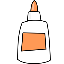 Glue vector image