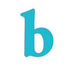 lowercase b