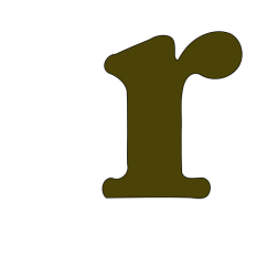 lowercase r