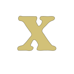 lowercase x