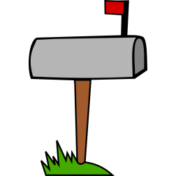 Cartoon mailbox
