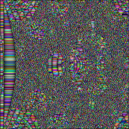 Colorful mosaic pattern