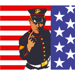 The U.S. Marines Want You Vector Poster