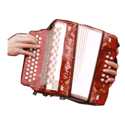 Red melodeon