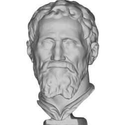 Michelangelo Bust 3D Statue