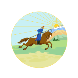 Mongolian horseback rider