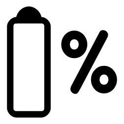 Battery percentage