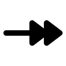 mono line double arrow end