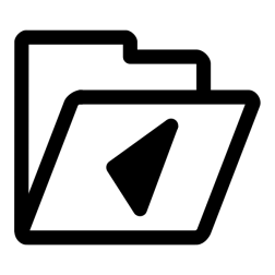 Opened folder