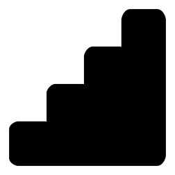 Steps vector image