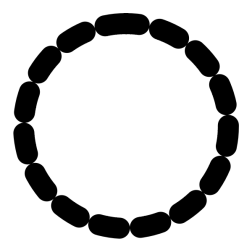 Circle silhouette