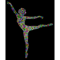 Ballet dancer woman silhouette