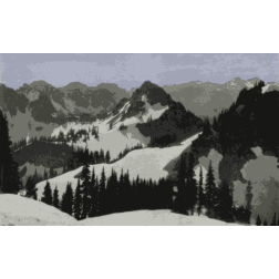 Mountain Snow Scene