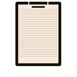 Clipboard with Lined Paper