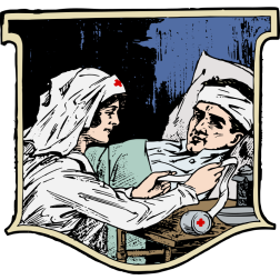 Helping nurse