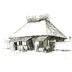 Old Japanese traditional house