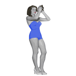 One Piece Bathing Suit Lady