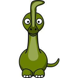 Cute Cartoon Dinosaur