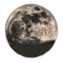 Detailed Moon Illustration