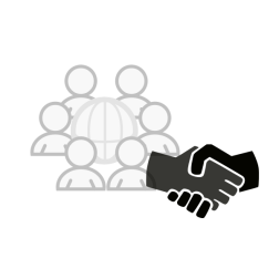 Shaking hands image