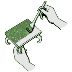 Painting a Green Board