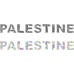 Two Palestine signs