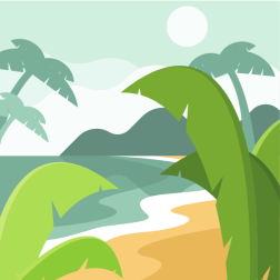 A beach